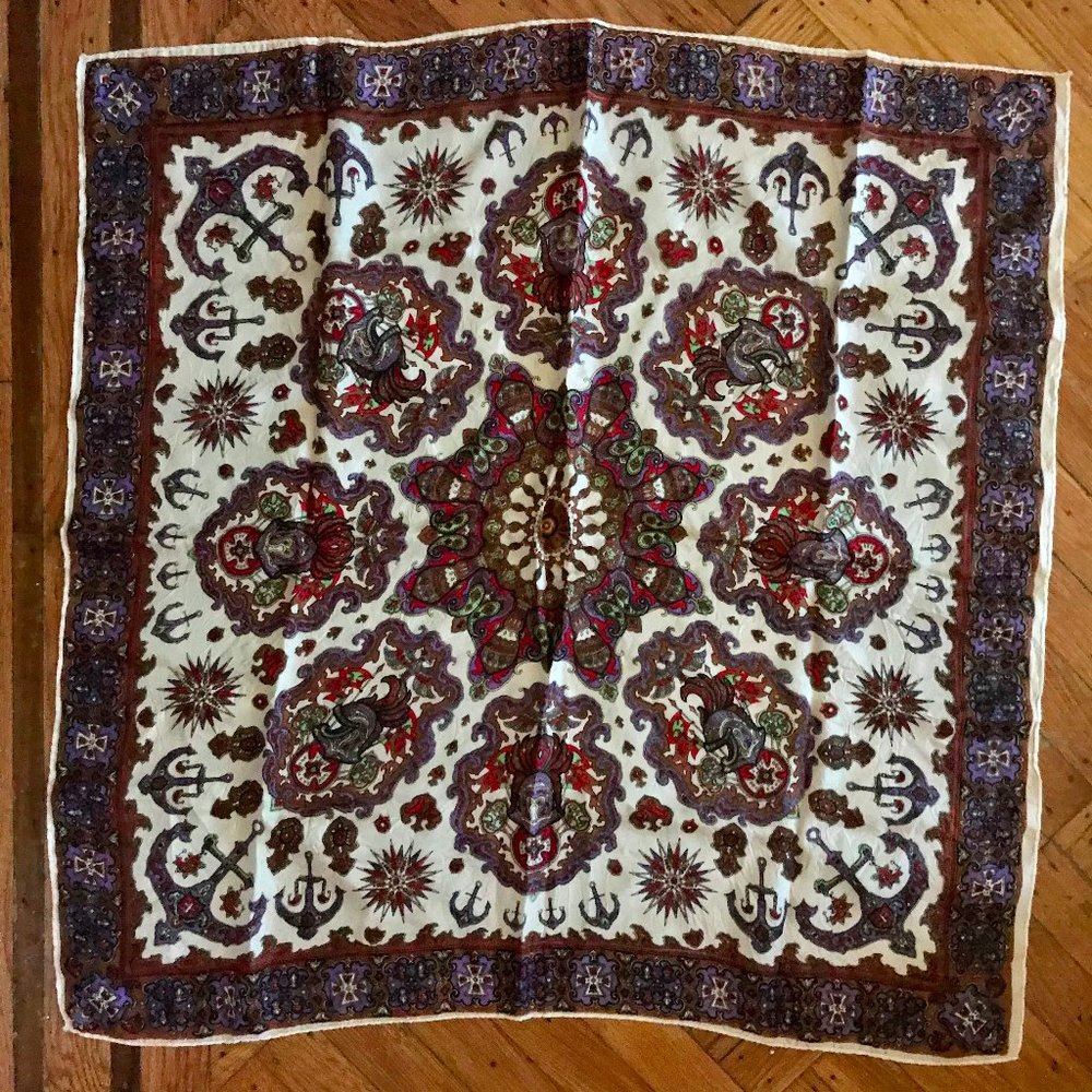Vintage royal scarf
